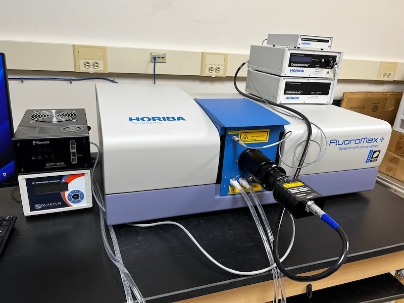 Horiba Fluoromax Plus-C Fluorometer with diode laser visible