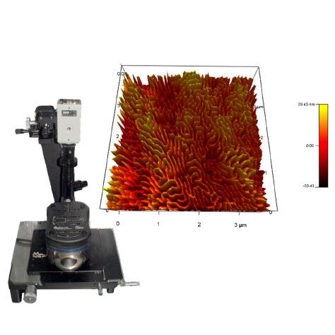 Image of the instrument and the type of results produced